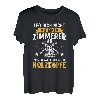 Leg Dich Nicht Mit Einem Zimmerer An Holzköpfe Holz Tischler T-Shirt