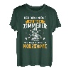 Leg Dich Nicht Mit Einem Zimmerer An Holzköpfe Holz Tischler T-Shirt