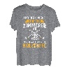 Leg Dich Nicht Mit Einem Zimmerer An Holzköpfe Holz Tischler T-Shirt