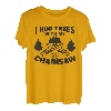 I Hug Trees With My Chainsaw Holzfäller T-Shirt