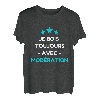 Ich holz immer mit Moderation Aperition Humor trinken Getränk T-Shirt