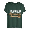 Herren Lustiges Holz-Spon Survivors, sarkastisches Geschenk T-Shirt