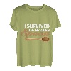 Herren Lustiges Holz-Spon Survivors, sarkastisches Geschenk T-Shirt