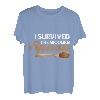 Herren Lustiges Holz-Spon Survivors, sarkastisches Geschenk T-Shirt