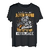 Herren Unterschätze Niemals Einen Alten Mann Mit Einer Kettensäge T-Shirt