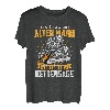 Herren Unterschätze Niemals Einen Alten Mann Mit Einer Kettensäge T-Shirt