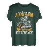 Herren Unterschätze Niemals Einen Alten Mann Mit Einer Kettensäge T-Shirt