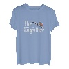 Herren The Log Father Arborist Dad Kettensägen-Baumschneider im Used-Look T-Shirt