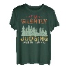 I'm Silently Judging your Trees- Wald Baum Motorsäge T-Shirt