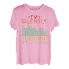 I'm Silently Judging your Trees- Wald Baum Motorsäge T-Shirt