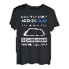 Herren Schreinermeister Morgens Müde Abends Blau Schreiner T-Shirt
