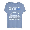 Herren Schreinermeister Morgens Müde Abends Blau Schreiner T-Shirt