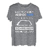 Herren Schreinermeister Morgens Müde Abends Blau Schreiner T-Shirt