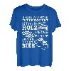 Holz Familie Freunde Bier Bierflasche Kettensäge Feuerholz T-Shirt