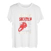 Elektrische Kettensäge zum Sieben und Zerstören von Fichten T-Shirt