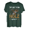 Lustiges Holzliebhaber Holz Machen Der mit dem Holz spricht T-Shirt