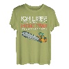 Ich liebe es wenn meine Frau mich Holz machen lässt Spruch T-Shirt