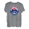 Bushcraft Neuseeland mit Flagge von Neuseeland Survival T-Shirt