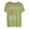 Herren Natürlich brauche ich die alle Kettensäge Motorsäge T-Shirt