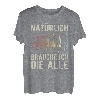 Herren Natürlich brauche ich die alle Kettensäge Motorsäge T-Shirt