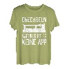 Drechseln Dafür Gibt Es Keine App Holzarbeiter Holz Förster T-Shirt
