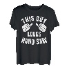 Lustige Handsäge Spruch Bekleidung Holzarbeiter Sägeholz T-Shirt