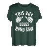 Lustige Handsäge Spruch Bekleidung Holzarbeiter Sägeholz T-Shirt