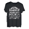Herren Echte Männer Spruch Sägemehl Holzfäller Lustig Waldarbeiter T-Shirt