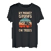 Holzherstellung Waldarbeiter Kettensäge Forster Holzfäller T-Shirt