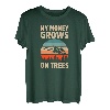 Holzherstellung Waldarbeiter Kettensäge Forster Holzfäller T-Shirt