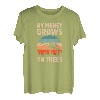 Holzherstellung Waldarbeiter Kettensäge Forster Holzfäller T-Shirt