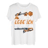 Holzfäller Waldarbeiter im Wald lege ich alles flach T-Shirt