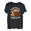 Feuerholz Verleih Axt Spruch Säge Motorsäge Holzfäller T-Shirt