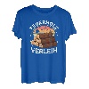 Feuerholz Verleih Axt Spruch Säge Motorsäge Holzfäller T-Shirt