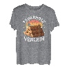 Feuerholz Verleih Axt Spruch Säge Motorsäge Holzfäller T-Shirt