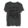 Herren Holzfäller Papa will Holz machen Kettensäge Waldarbeiter T-Shirt