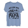 Herren Holzfäller Papa will Holz machen Kettensäge Waldarbeiter T-Shirt
