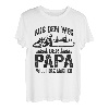 Herren Holzfäller Papa will Holz machen Kettensäge Waldarbeiter T-Shirt