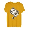 Sleeping Baby Fairy T-Shirt - Artsy Nymphe Boho Ink Floral Tee T-Shirt