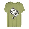 Sleeping Baby Fairy T-Shirt - Artsy Nymphe Boho Ink Floral Tee T-Shirt