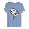 Sleeping Baby Fairy T-Shirt - Artsy Nymphe Boho Ink Floral Tee T-Shirt
