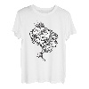 Sleeping Baby Fairy T-Shirt - Artsy Nymphe Boho Ink Floral Tee T-Shirt