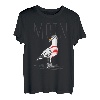 Moin Digga Spruch I Möwe Vogel See Meer Segeln T-Shirt