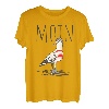 Moin Digga Spruch I Möwe Vogel See Meer Segeln T-Shirt