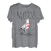Moin Digga Spruch I Möwe Vogel See Meer Segeln T-Shirt
