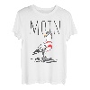 Moin Digga Spruch I Möwe Vogel See Meer Segeln T-Shirt