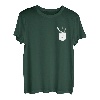 Kettensägenaxt in Brusttasche Holzschneider Förster Holz T-Shirt