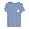 Kettensägenaxt in Brusttasche Holzschneider Förster Holz T-Shirt