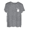 Kettensägenaxt in Brusttasche Holzschneider Förster Holz T-Shirt