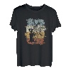 Vintage Holz Fällen Axt & Hackklotz 80er Retro Holzfäller T-Shirt